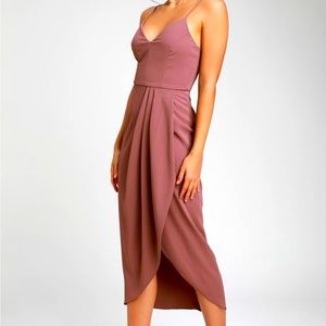 Mauve Purple mini dress.